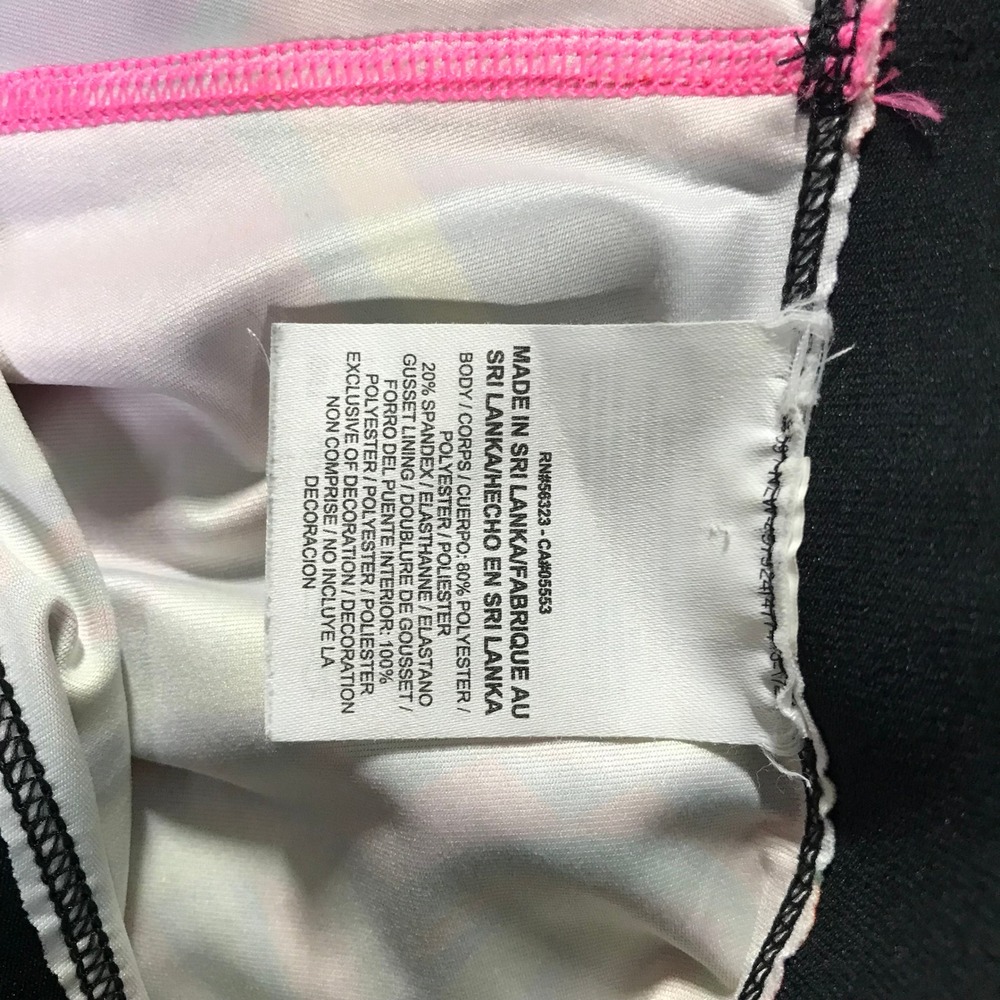 Nike Dri-FIT Womens Small Pink Psychedelic Geometric Print Athletic Leggings - Picture 8 of 9
